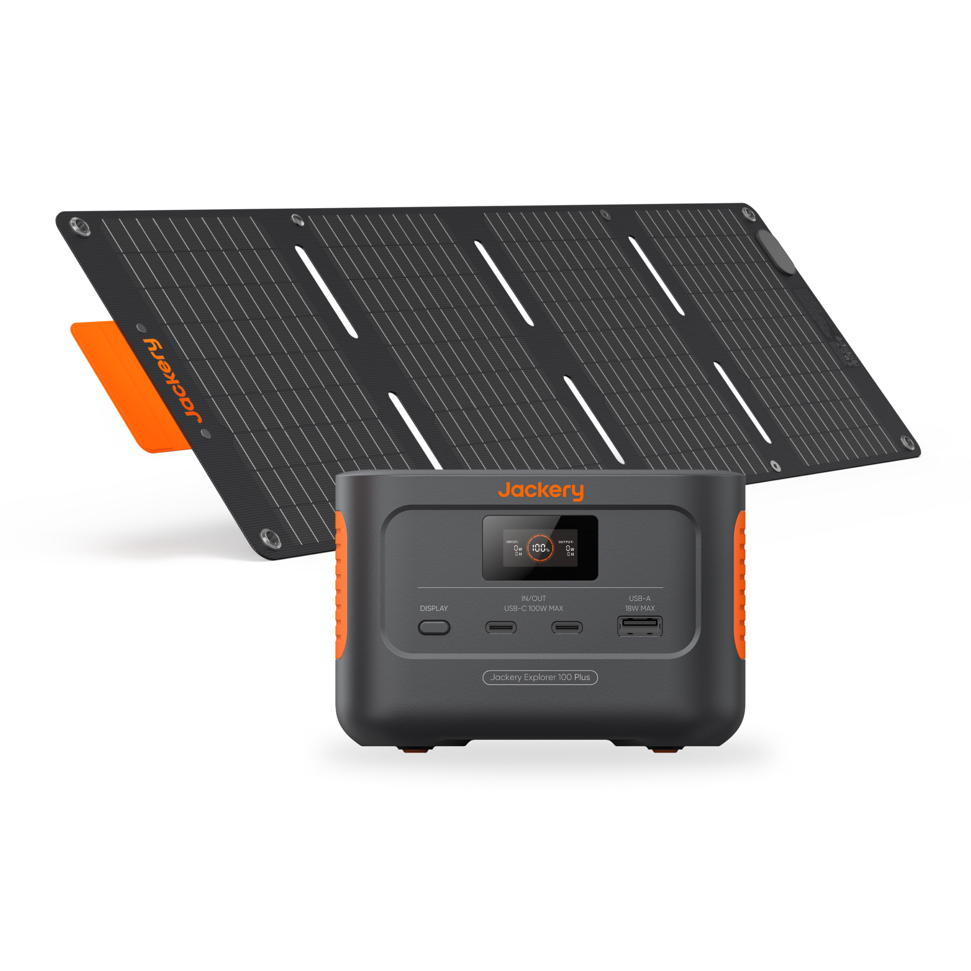 Jackery Explorer 100 Plus Portable Power Station with 40W Solar Panel