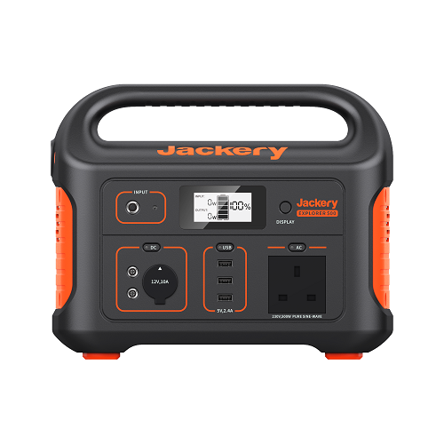 Jackery Tragbare Powerstation Explorer 500 - 518 Wh Batterie Mobiler  Stromspeicher & Solar Generator mit 230V Steckdose - Preppo