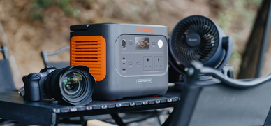 Jackery solar power station for outdoor living