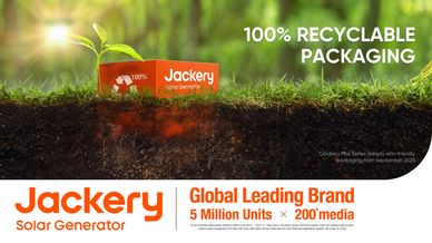Jackery Pioneers Towards Sustainable Packaging