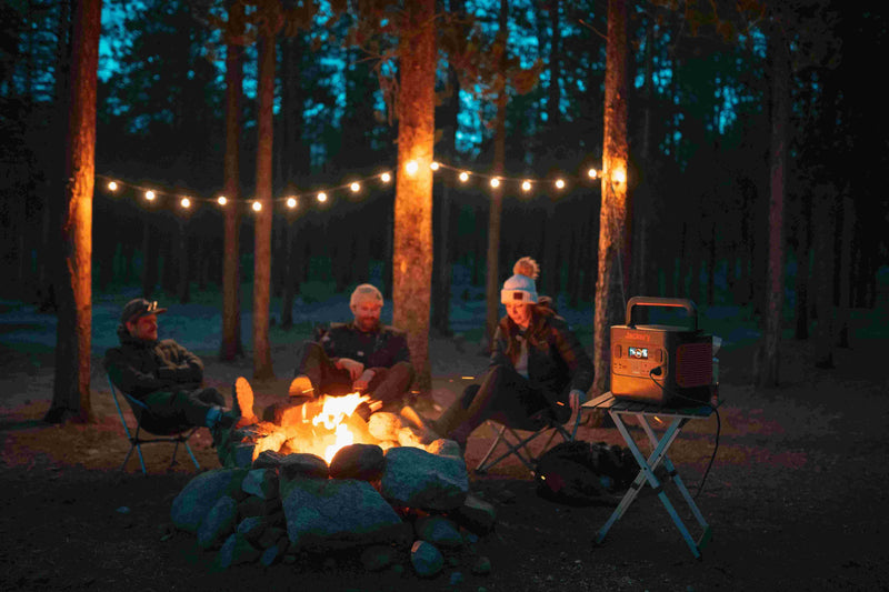 Jackery solar generator - UK application for open-air film festival