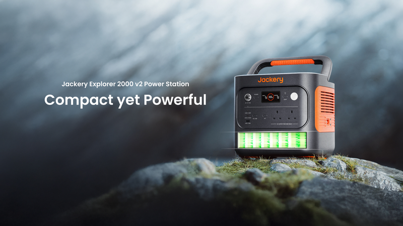 Lightest Power Station in Its Class: Jackery Explorer 2000 v2 with 2 kWh, Cell-to-Body Technology, and Fast Charging