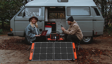 Portable powered station