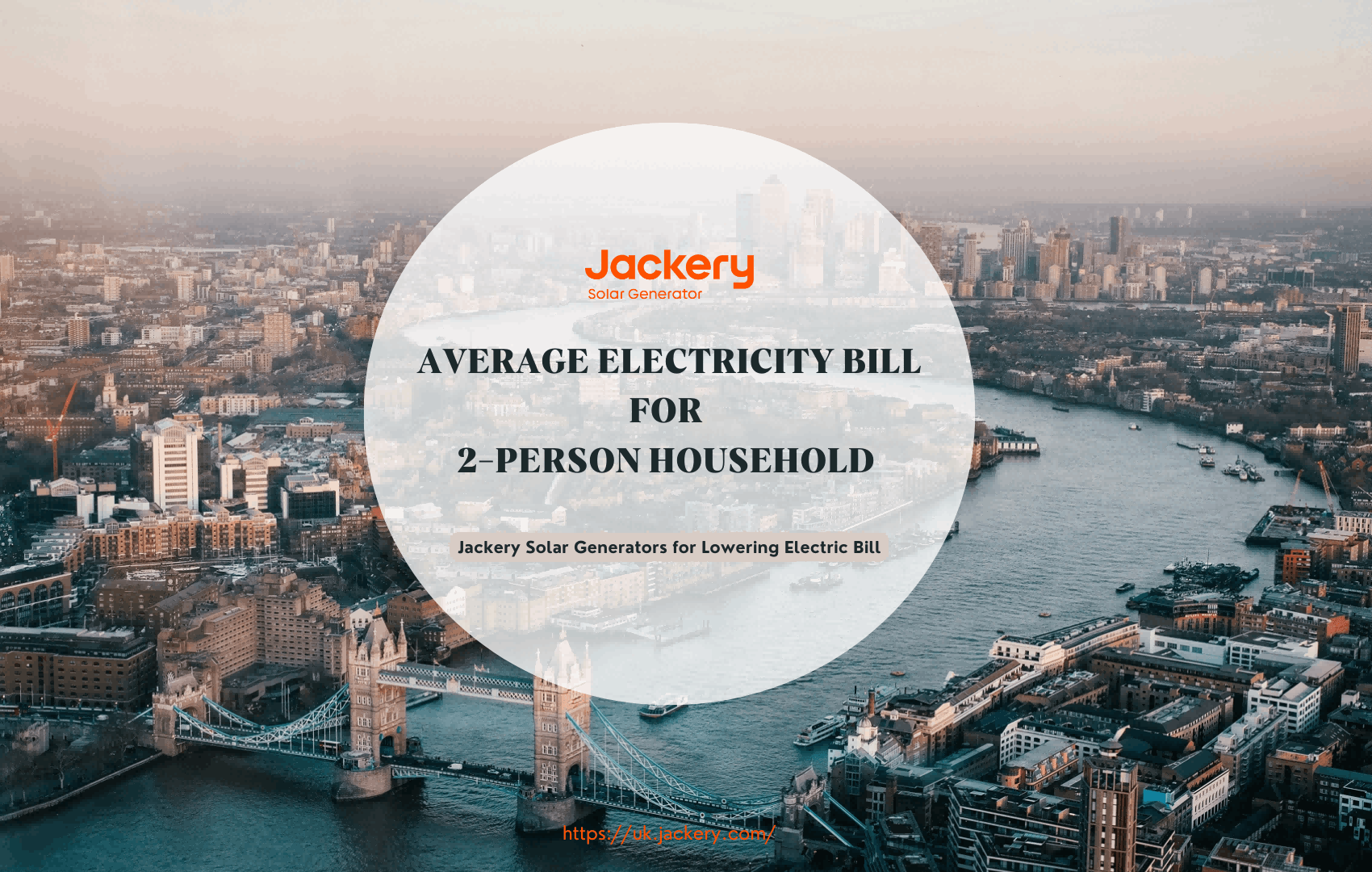 Average Electricity Bill for 2-Person Household in The UK