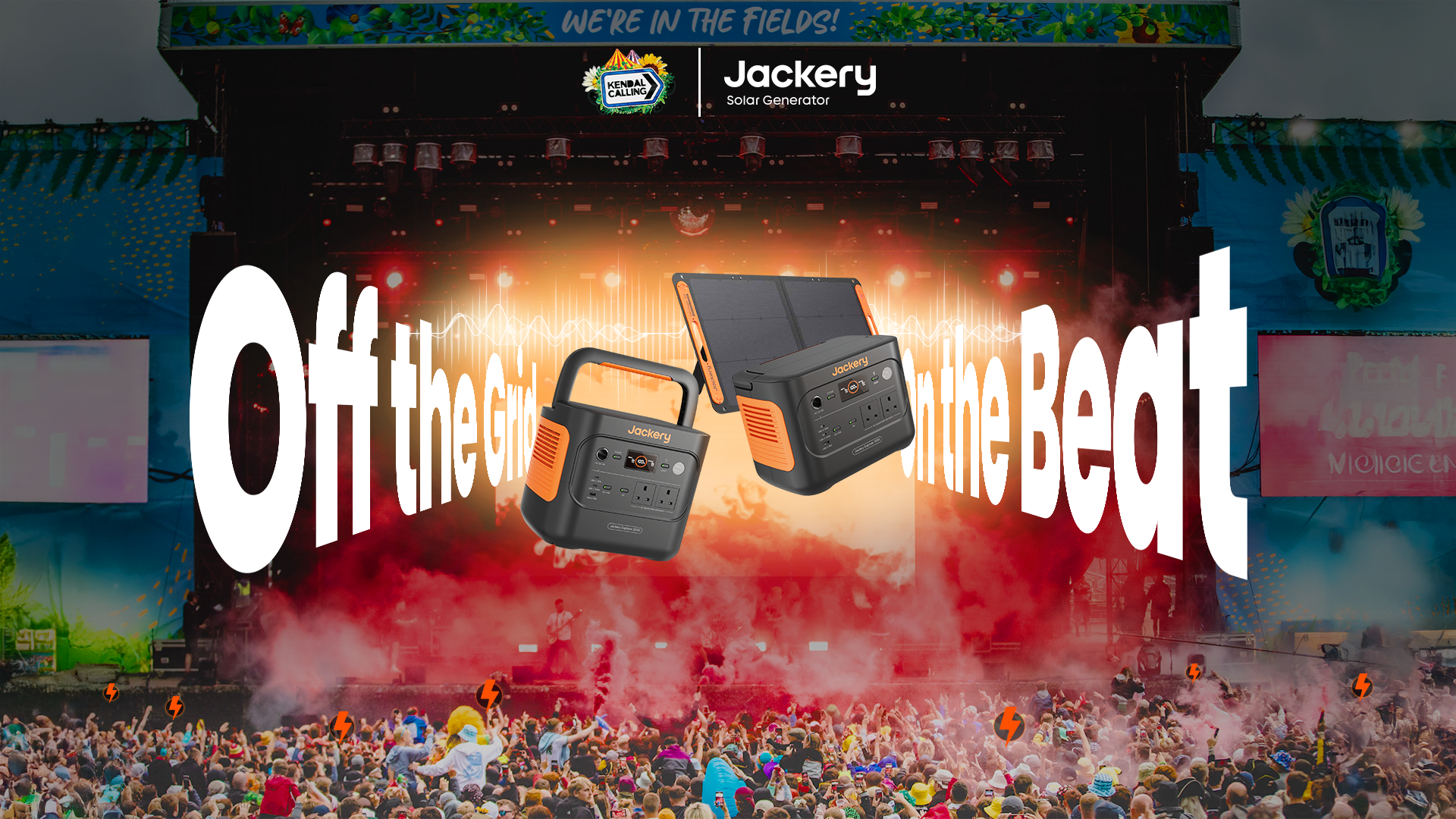 Off the Grid, On the Beat: Jackery Powers Kendal Calling 2025 as Official Portable Power Station Partner