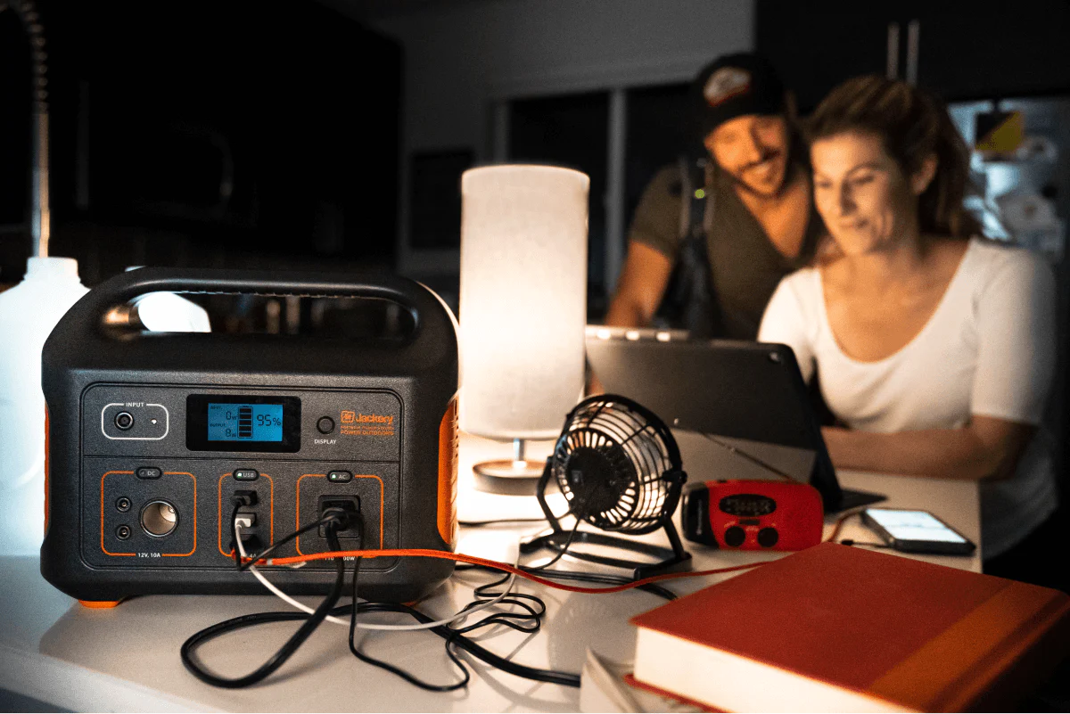 can solar generator power a calculator