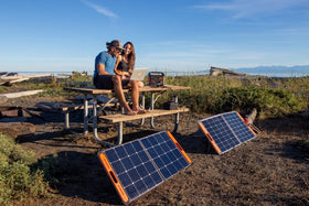 can solar generator power the electric fence