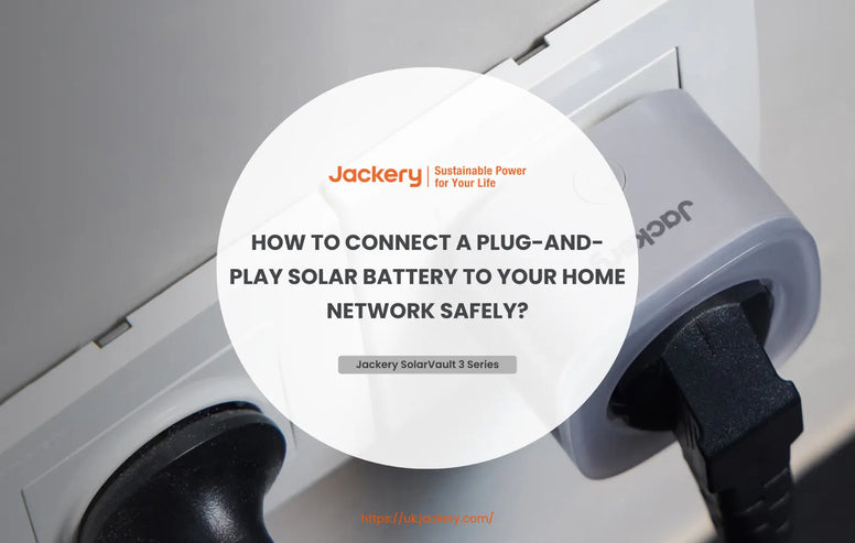connect plug and play solar battery to home