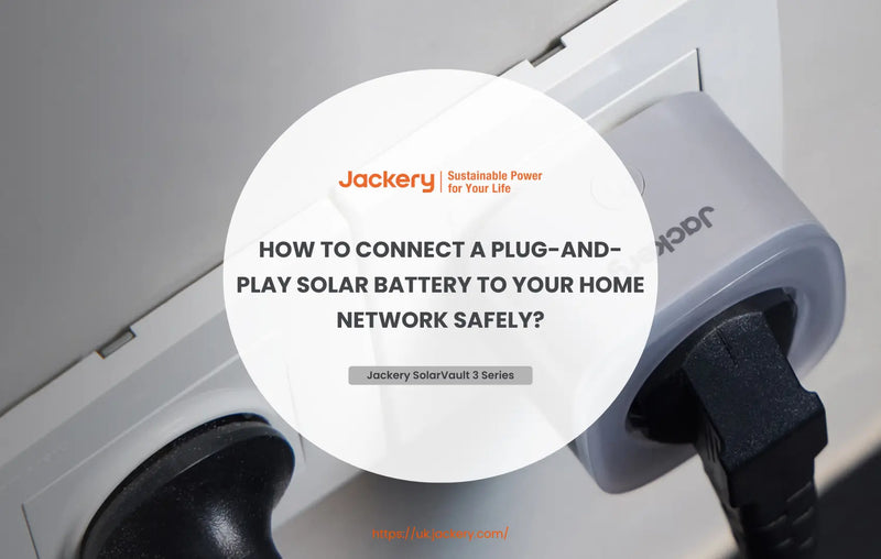 connect plug and play solar battery to home