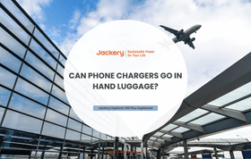 phone charger in hand luggage
