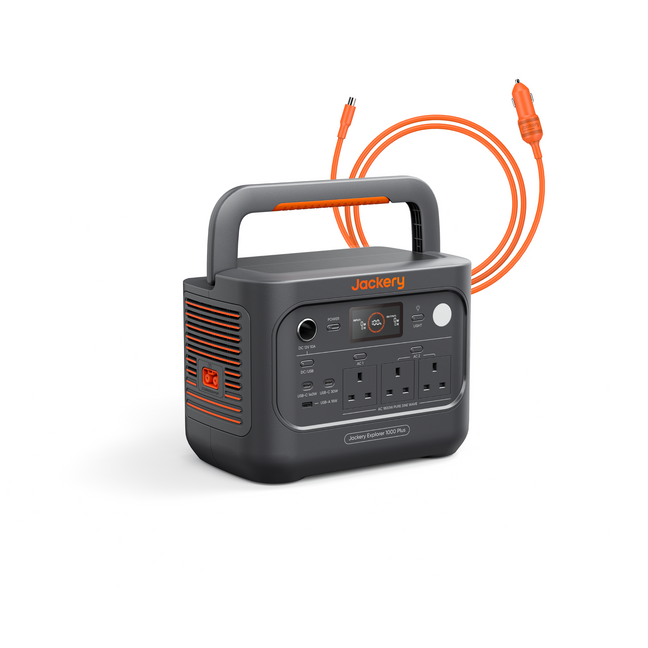 Jackery Explorer 1000 Plus v2 Portable Power Station with accessories