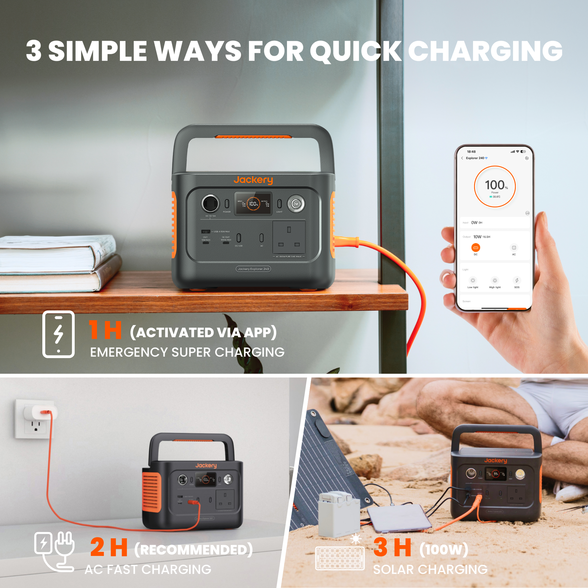 Jackery Solar Generator 240 v2