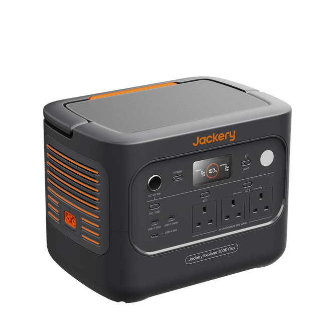 Jackery Explorer 2000 Plus v2 portable power station_Expandable battery_up to 12kWh expanded