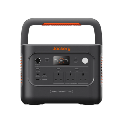Jackery Explorer 2000 Plus v2 Portable Power Station with accessories