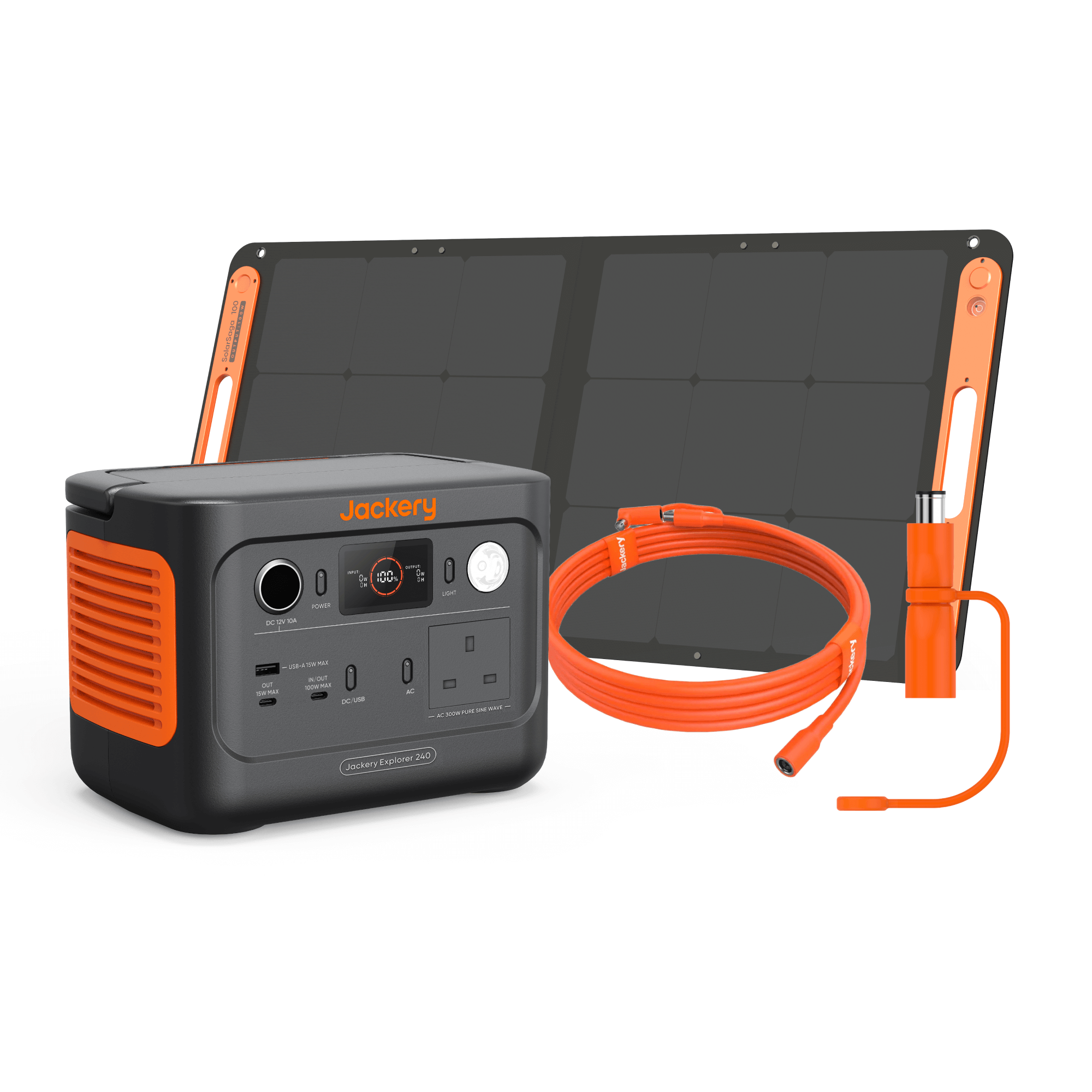 Jackery Explorer 240 v2 with Accessories