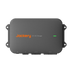 Jackery DC-DC Charger in dark gray with orange brand logo and a green power indicator light, shown on a plain white background.