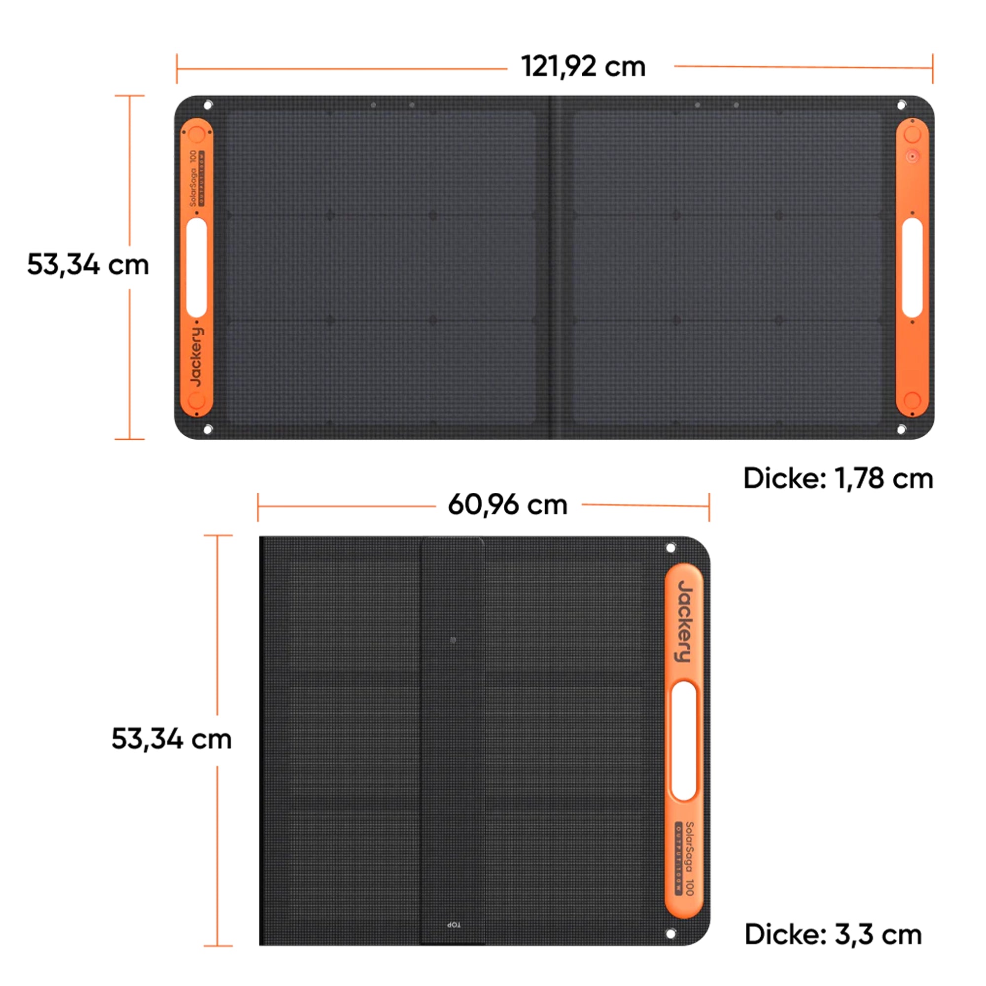 Jackery 100W SolarSaga Flexible & Portable Solar Panel - Jackery 