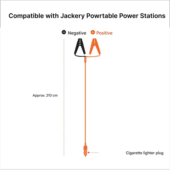 Jackery_12V_Automobile_Battery_Charging_Cable_provides_emergency_power_to_stary_your_car