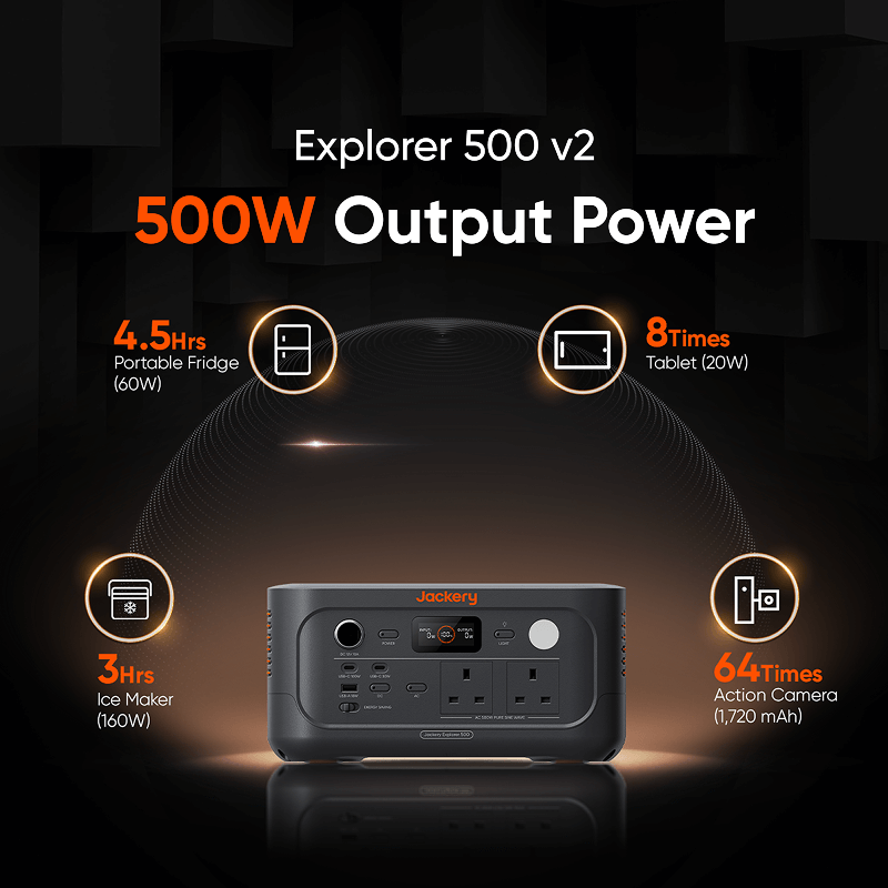 Jackery Explorer 500 v2 Portable Power Station