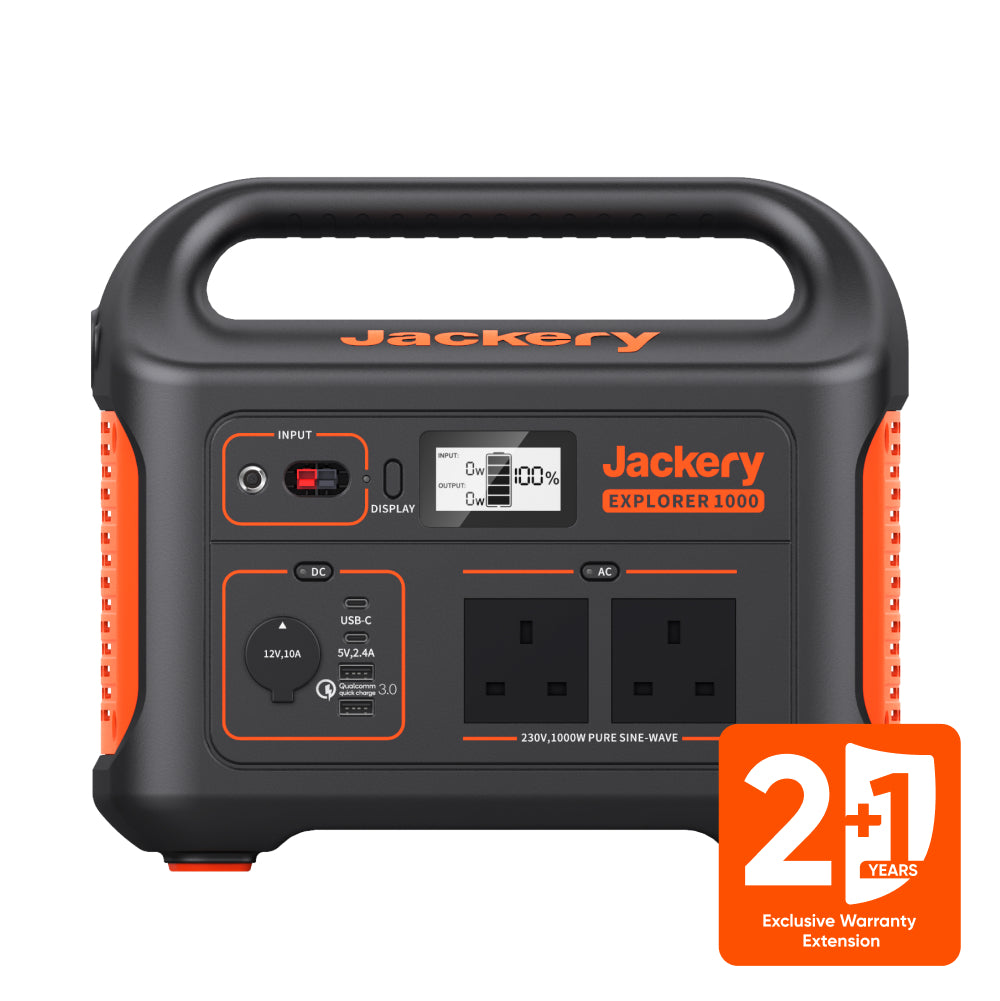 Jackery Explorer 1000 Portable Power Station - Jackery United Kingdom